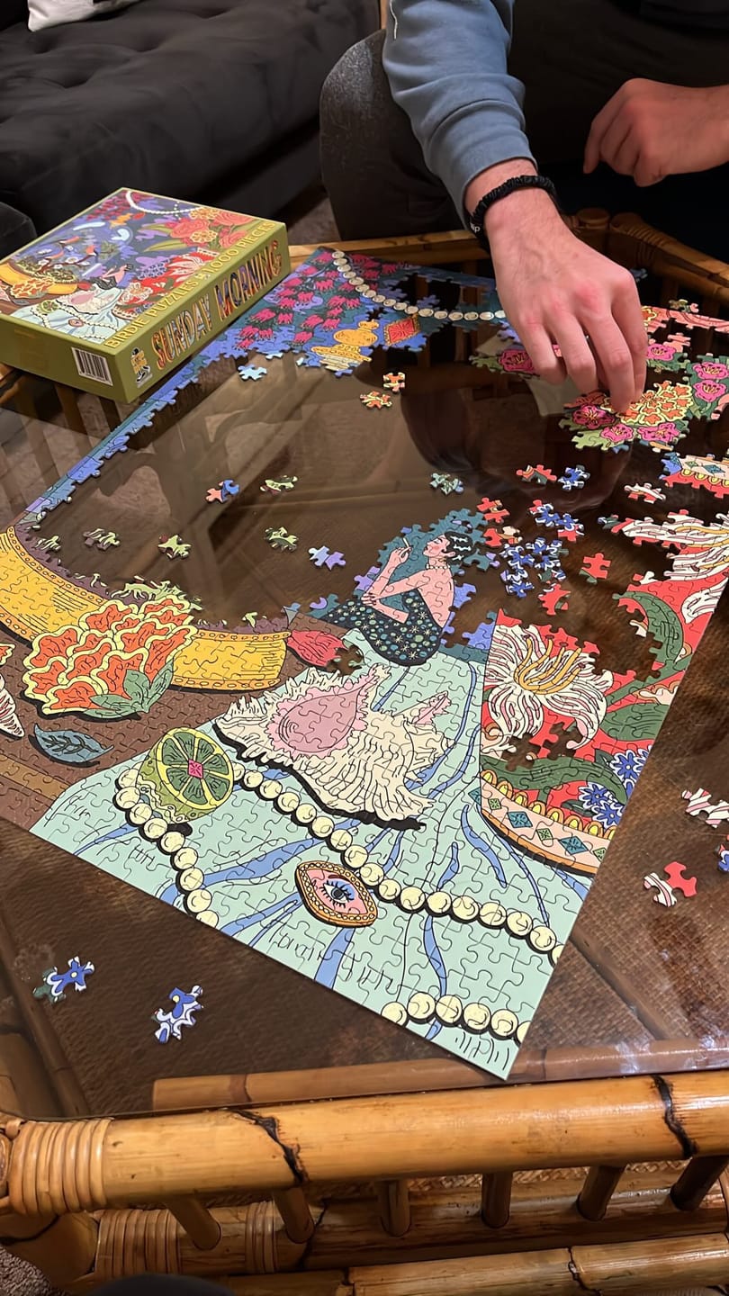 Customer photo review of Sunday Morning | 1000 Piece Puzzle