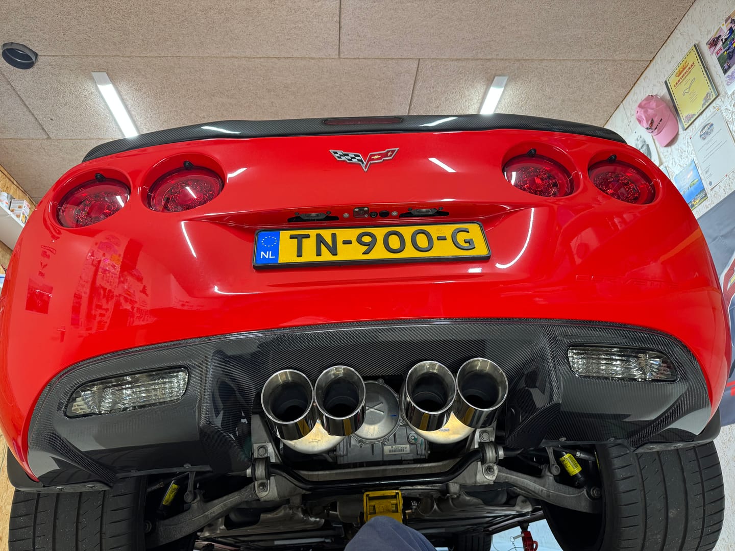 Customer photo review of 2005-13 Corvette C6 Rear Bumper Diffuser