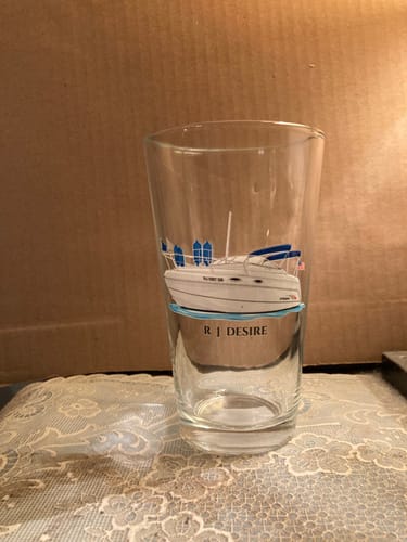 Customer photo review of Custom Pint Glasses