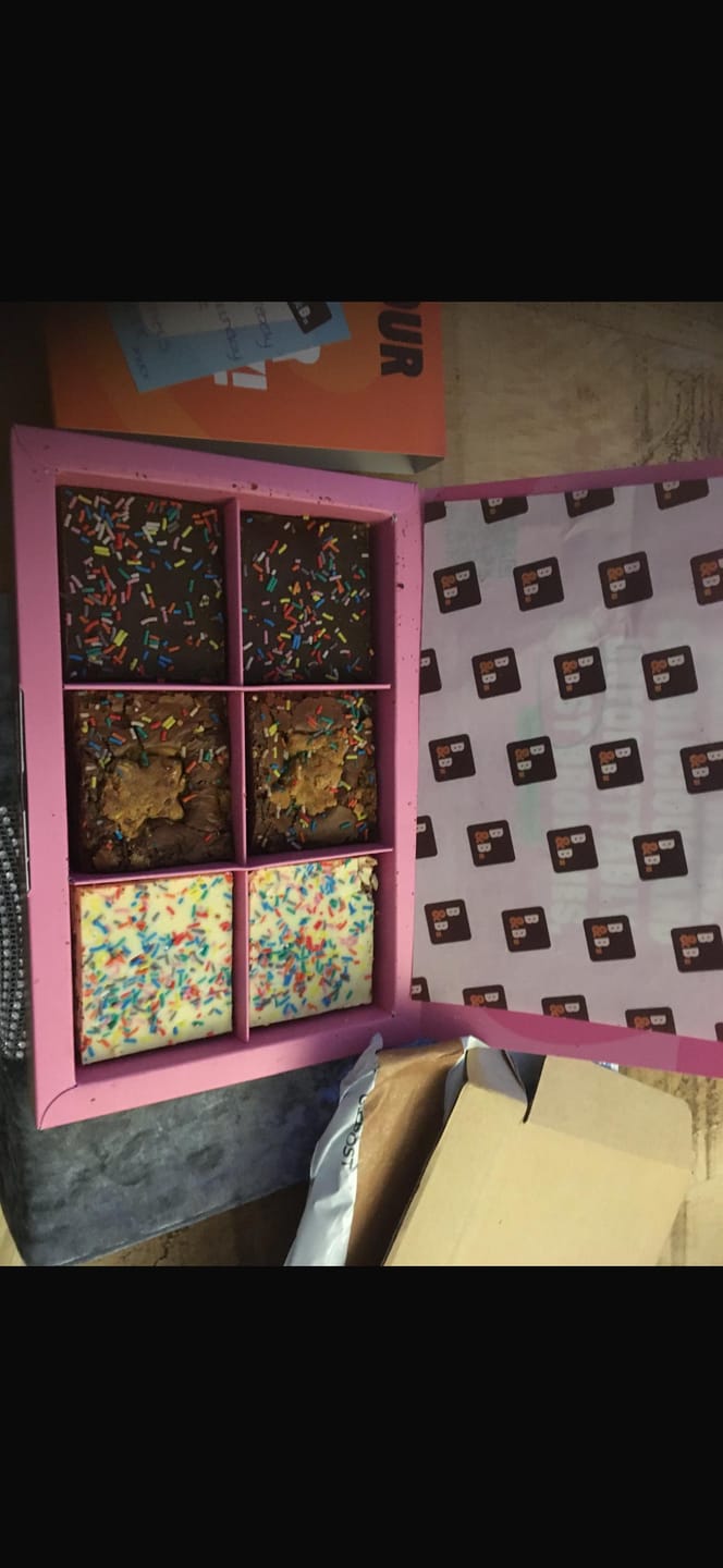Customer photo review of Fill Your Face Birthday 6 Box