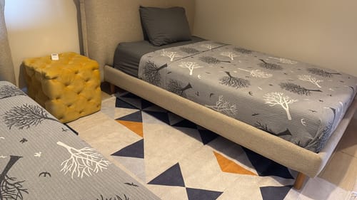 Customer photo review of Marieta Digital Abstract Rug