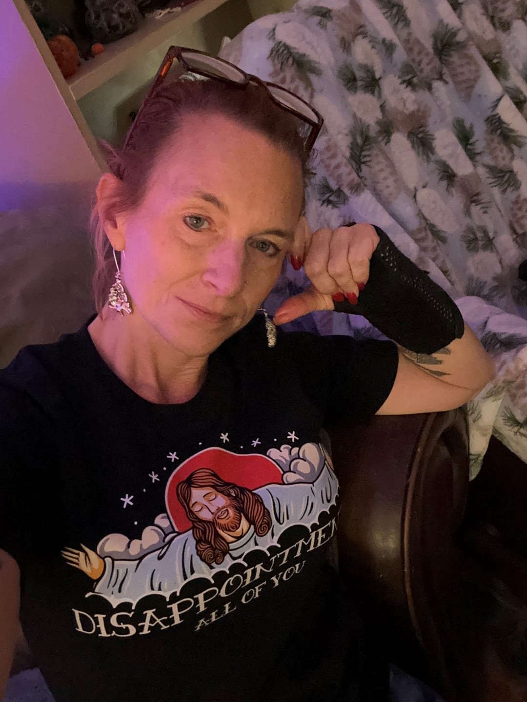 Customer photo review of Premium Disappointments All Of You Old School T-shirt