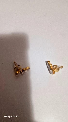 Customer photo review of Marquise-Cut Cubic Zirconia Earrings