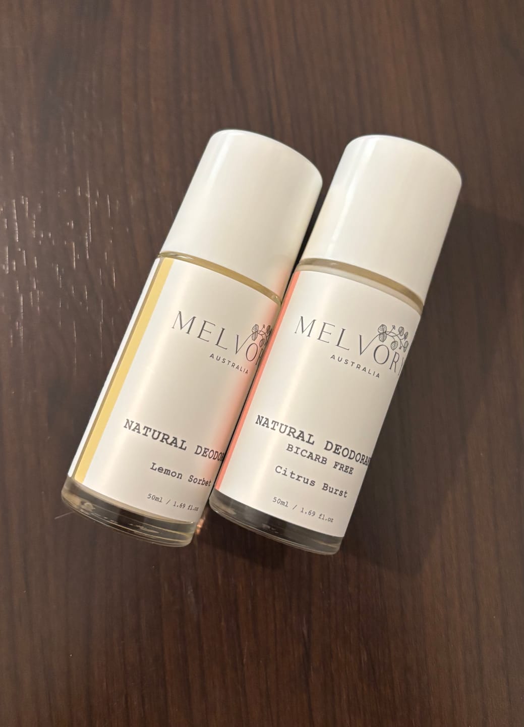 Customer photo review of Natural Deodorant Lemon Sorbet