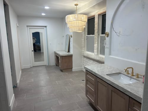 Customer photo review of 3-Tier Beige Woven Thread Drum Pendant Light