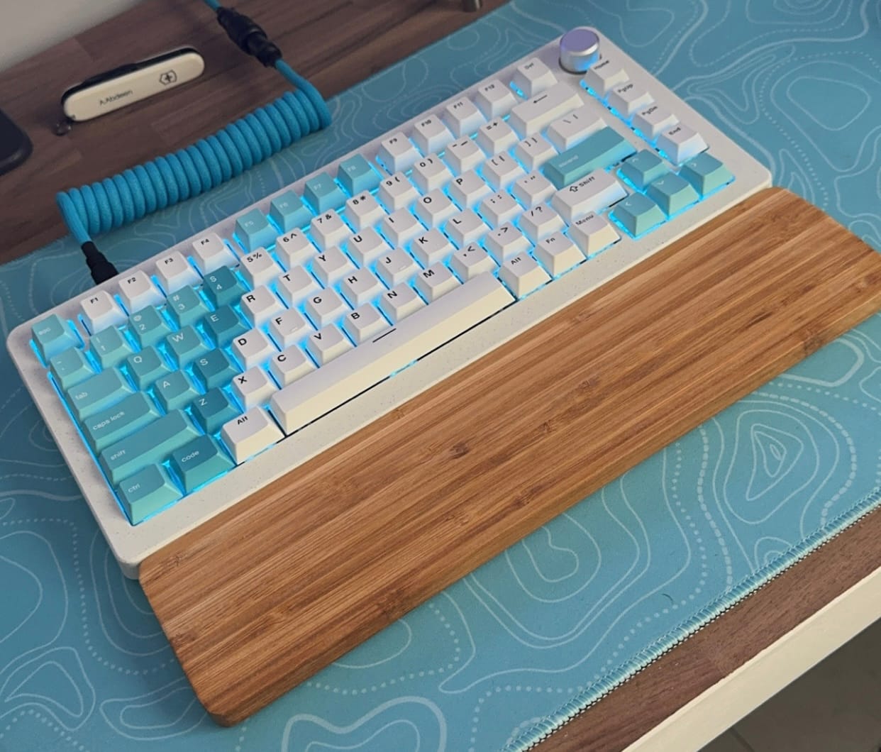 Customer photo review of DrunkDeer A75 Pro Wired Actuation Distance Adjustable Magnetic Switch Keyboard