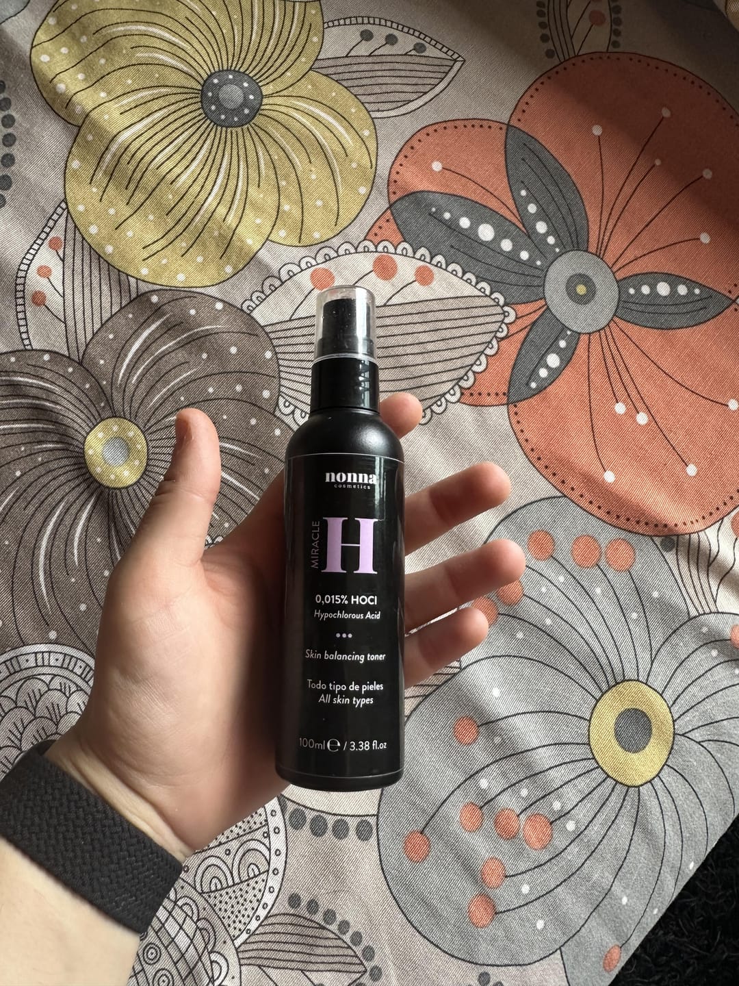 Customer photo review of MIRACLE H -  ÁCIDO HIPOCLOROSO - TÓNICO ANTIBACTERIANO Y ANTIINFLAMATORIO