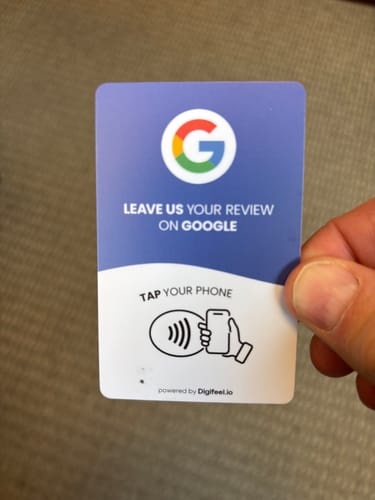 Customer photo review of Google Reviews - Card (FREE)