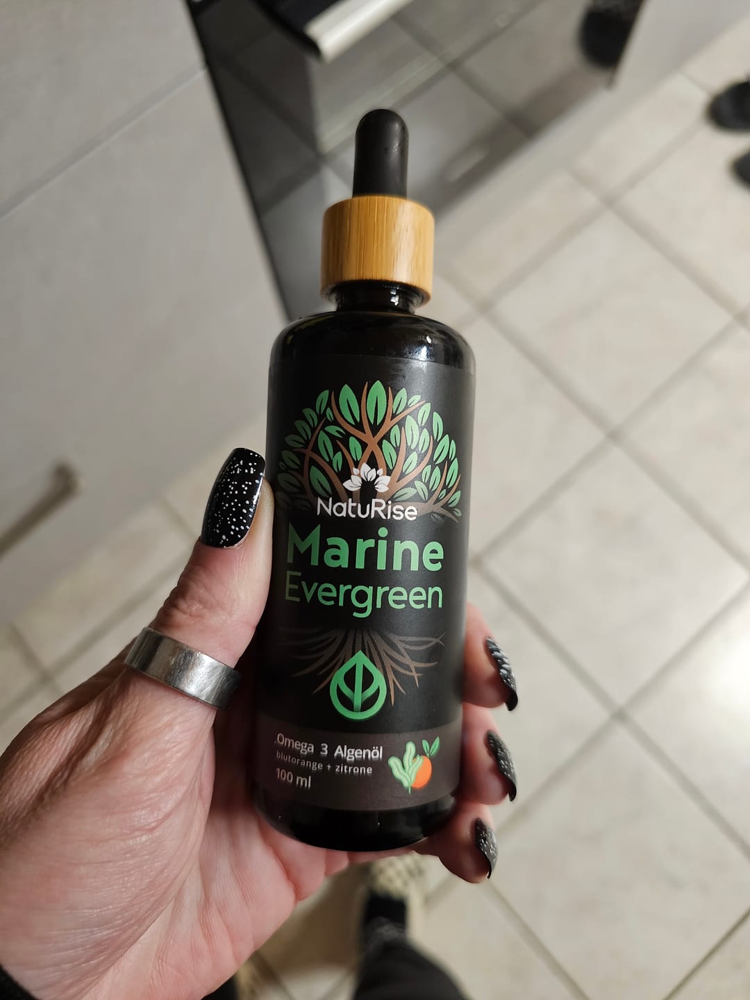 Customer photo review of Omega-3 Algenöl (100ml)