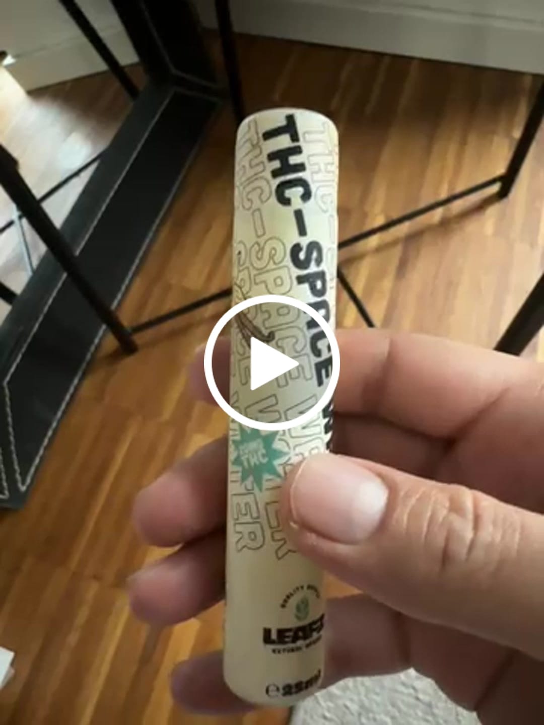 Customer video review of THC Spacewater | 20mg THC Shot