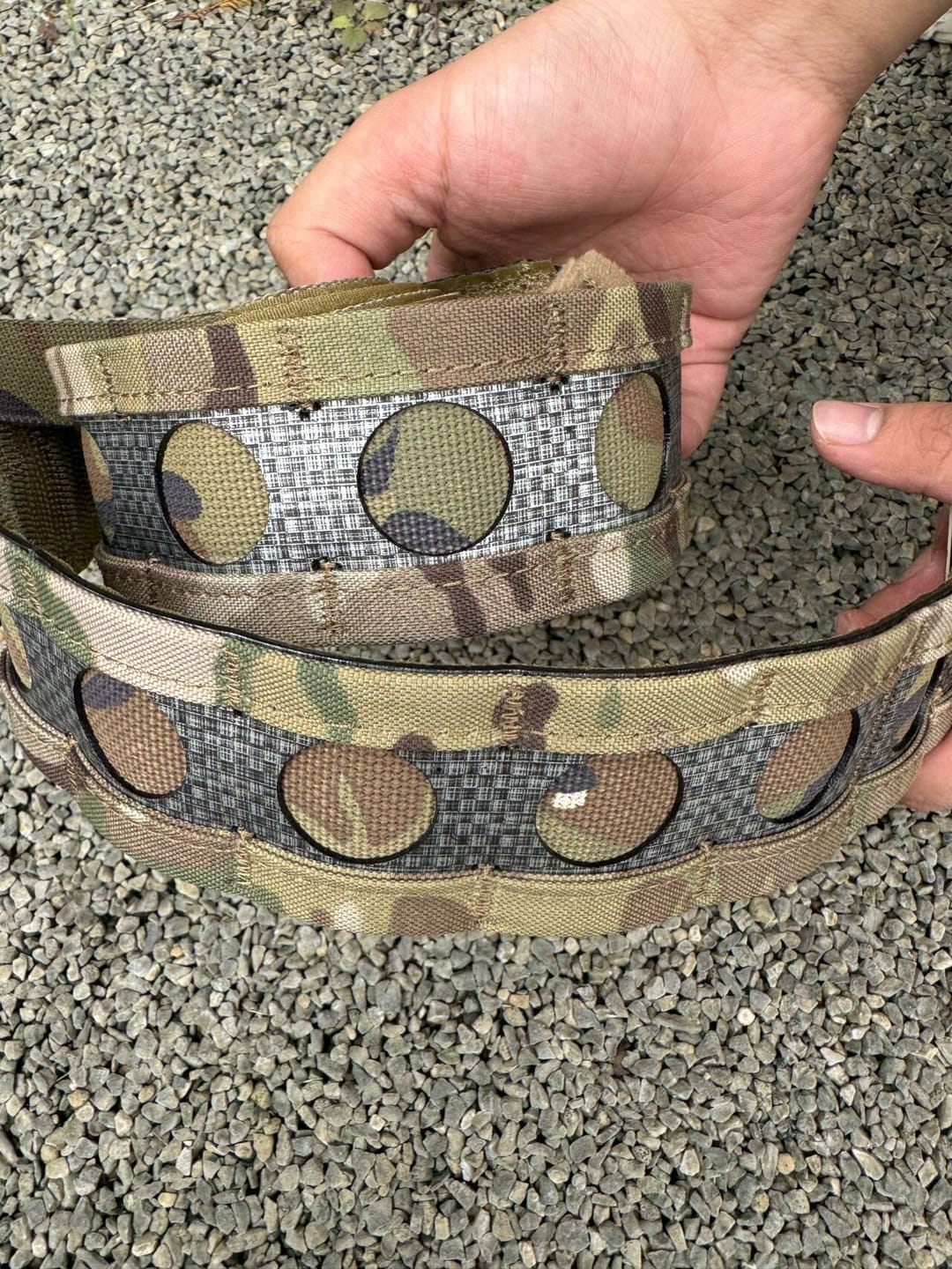 Customer photo review of Bison Lightweight Tactiacl Belt