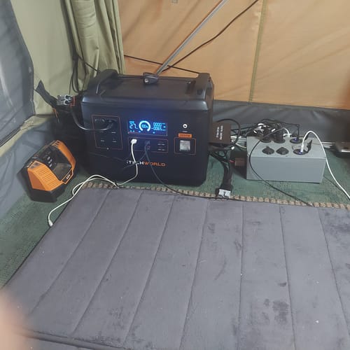 Customer photo review of PS2000 Portable Lithium Power Station 2000W 160Ah