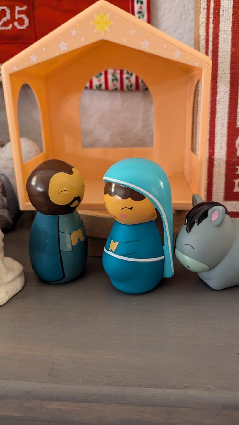 Customer photo review of The Holy Family Nativity Playset