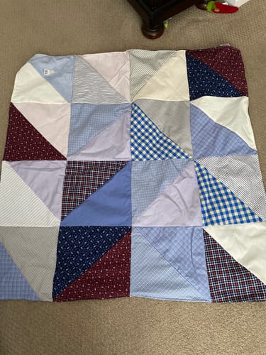 T-shirt quilt by Amy from PA