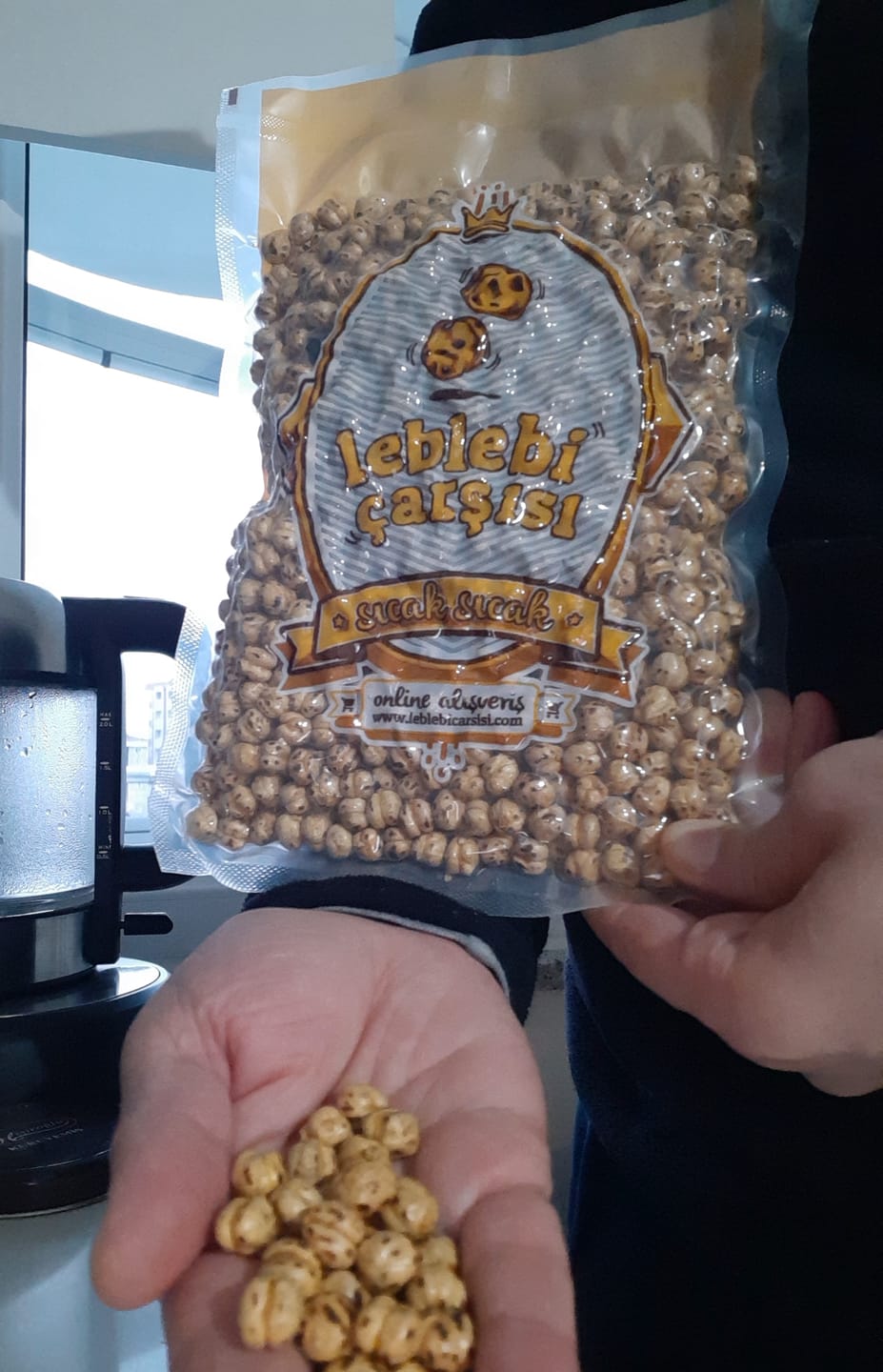 Customer photo review of Kavrulmuş Sarı Leblebi Süper