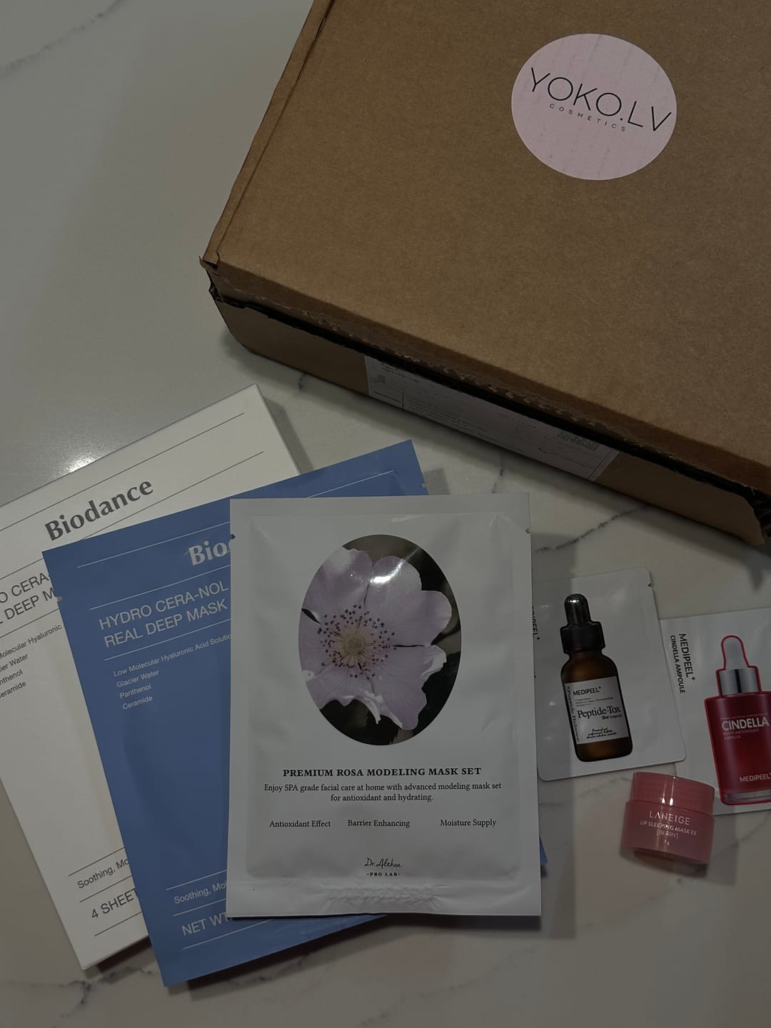 Customer photo review of Nakts hidrogela maska ar keramīdiem Biodance Hydro Cera-Nol Real Deep Mask