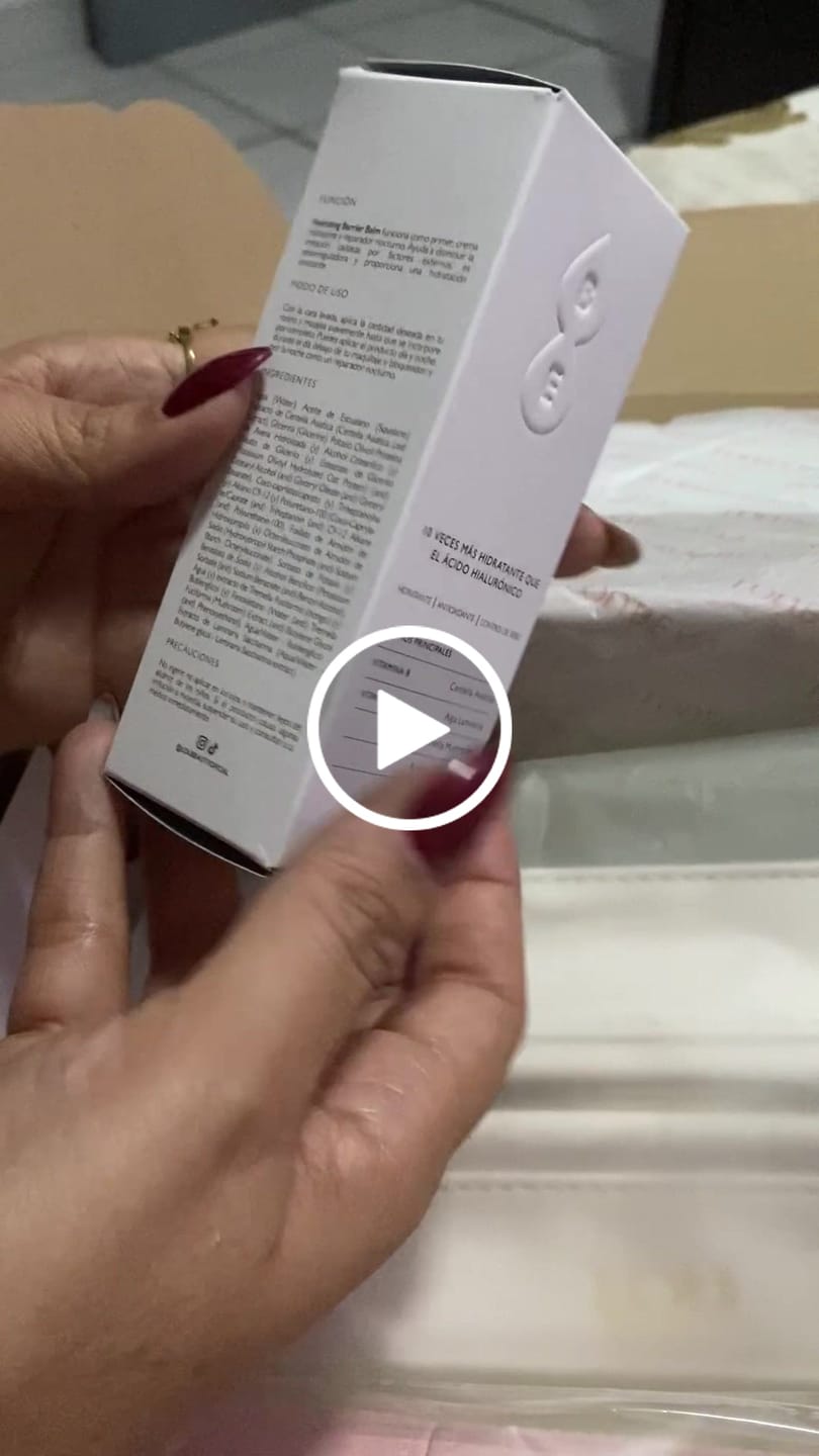 Customer video review of Hydrating Barrier Balm
