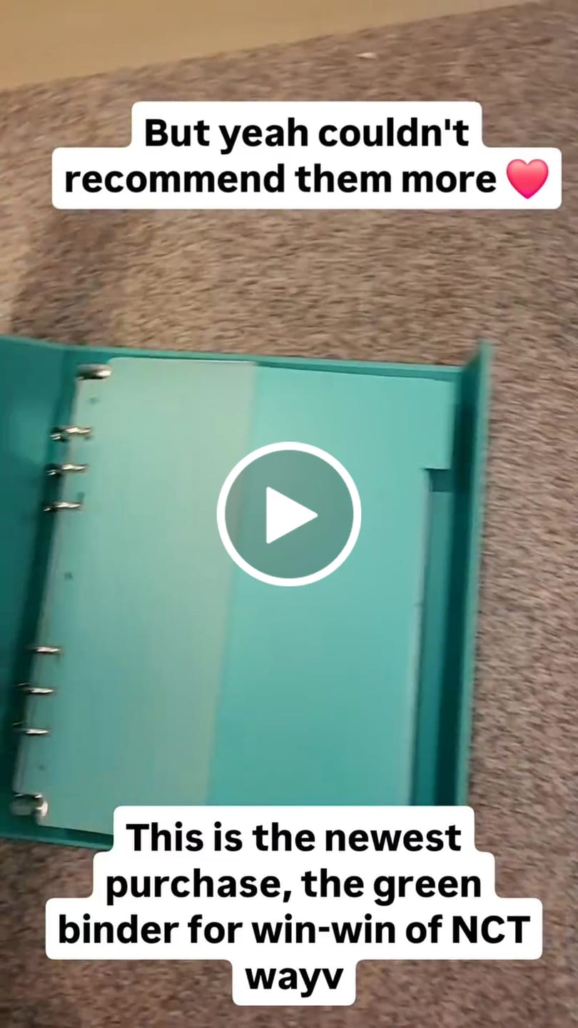 Customer video review of myCOLLECTION Custom A5 Binder - Bunnies