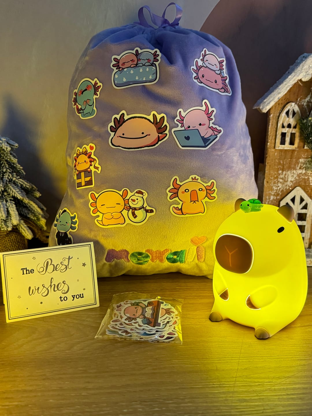 Customer photo review of MeWaii® Capybara Squishy Night Light - Perfect Gift 🎁