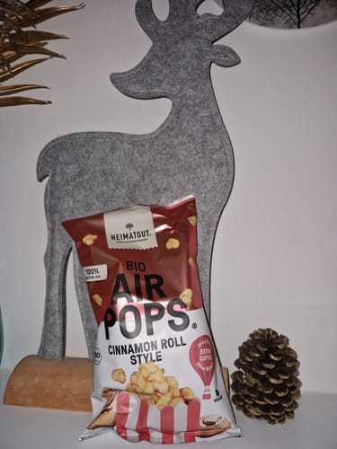 Kundenbewertung mit Foto zu Bio AirPops Cinnamon Roll Style