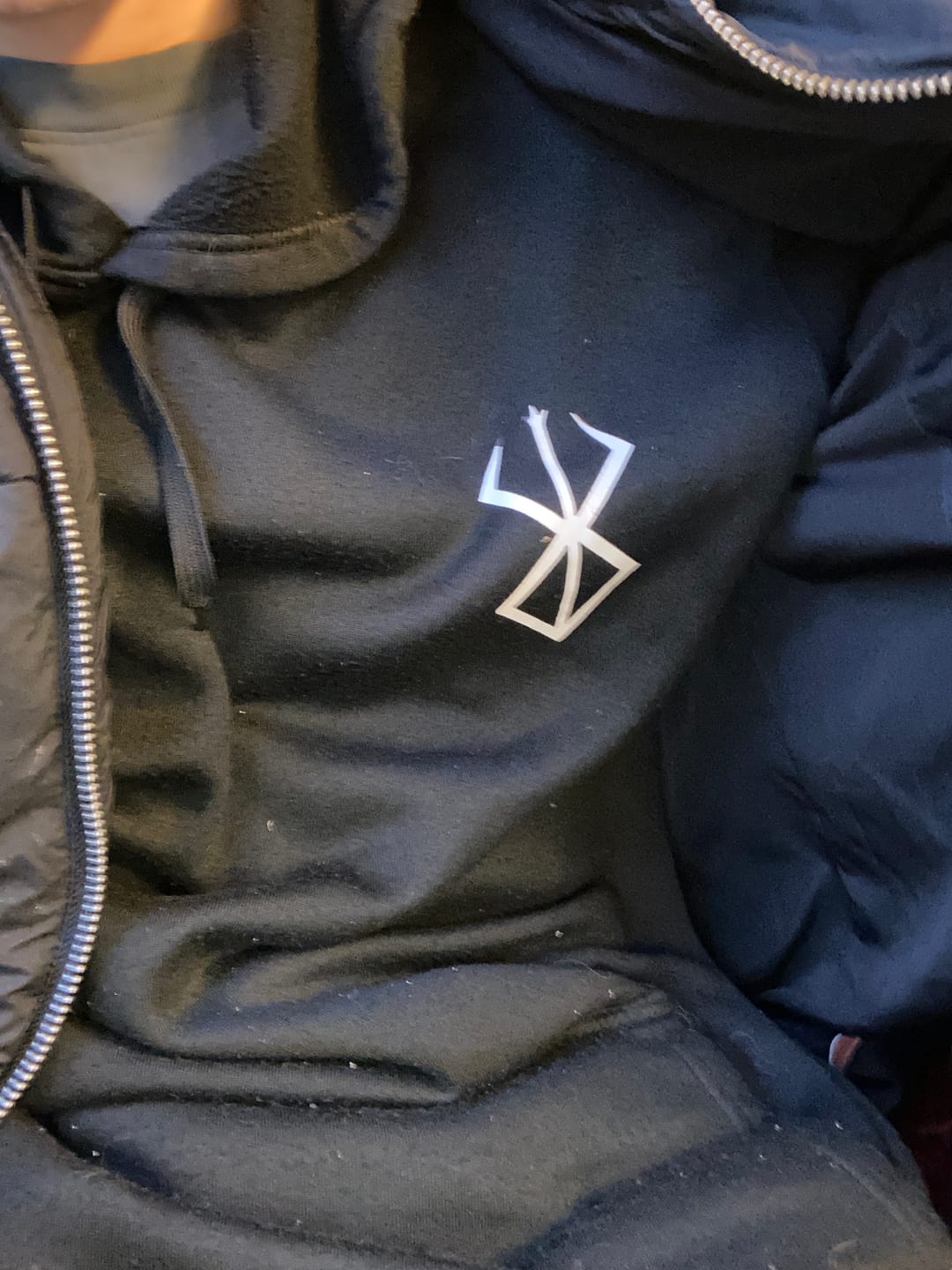 Customer photo review of BERSERK BRAND OF SACRIFICE HOODIE