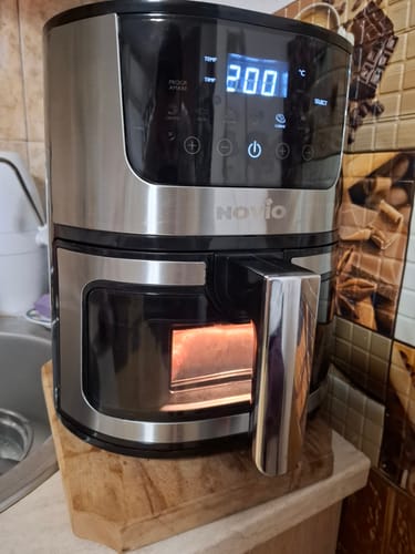 Customer photo review of Air Fryer Novio Grill & Fry
