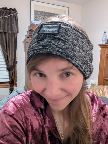 Customer photo review of CozyBand Wireless Headphones