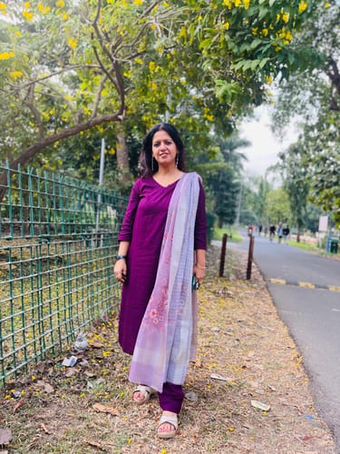 Customer photo review of Surprise June Rayon Kurti Set