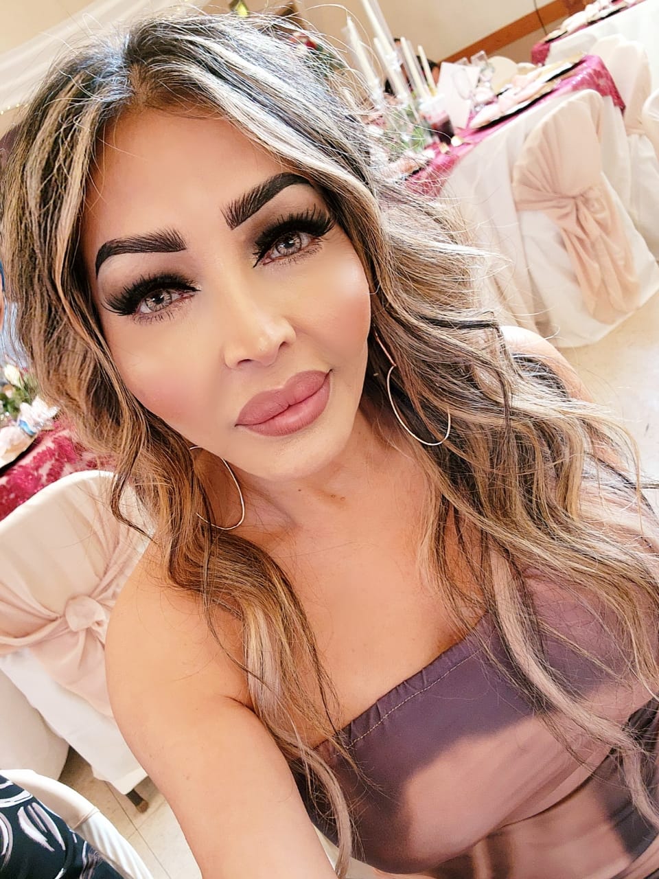 Customer photo review of Shayleen Hazel Brown Colored Contact Lenses
