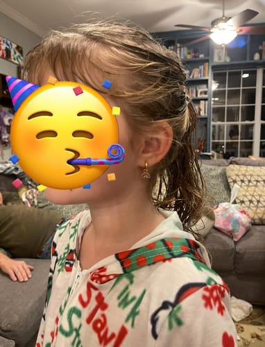 Customer photo review of Gold Huggies