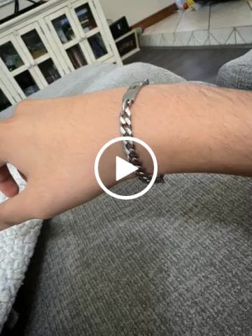 Customer video review of 5mm Cuban Link ID Bracelet