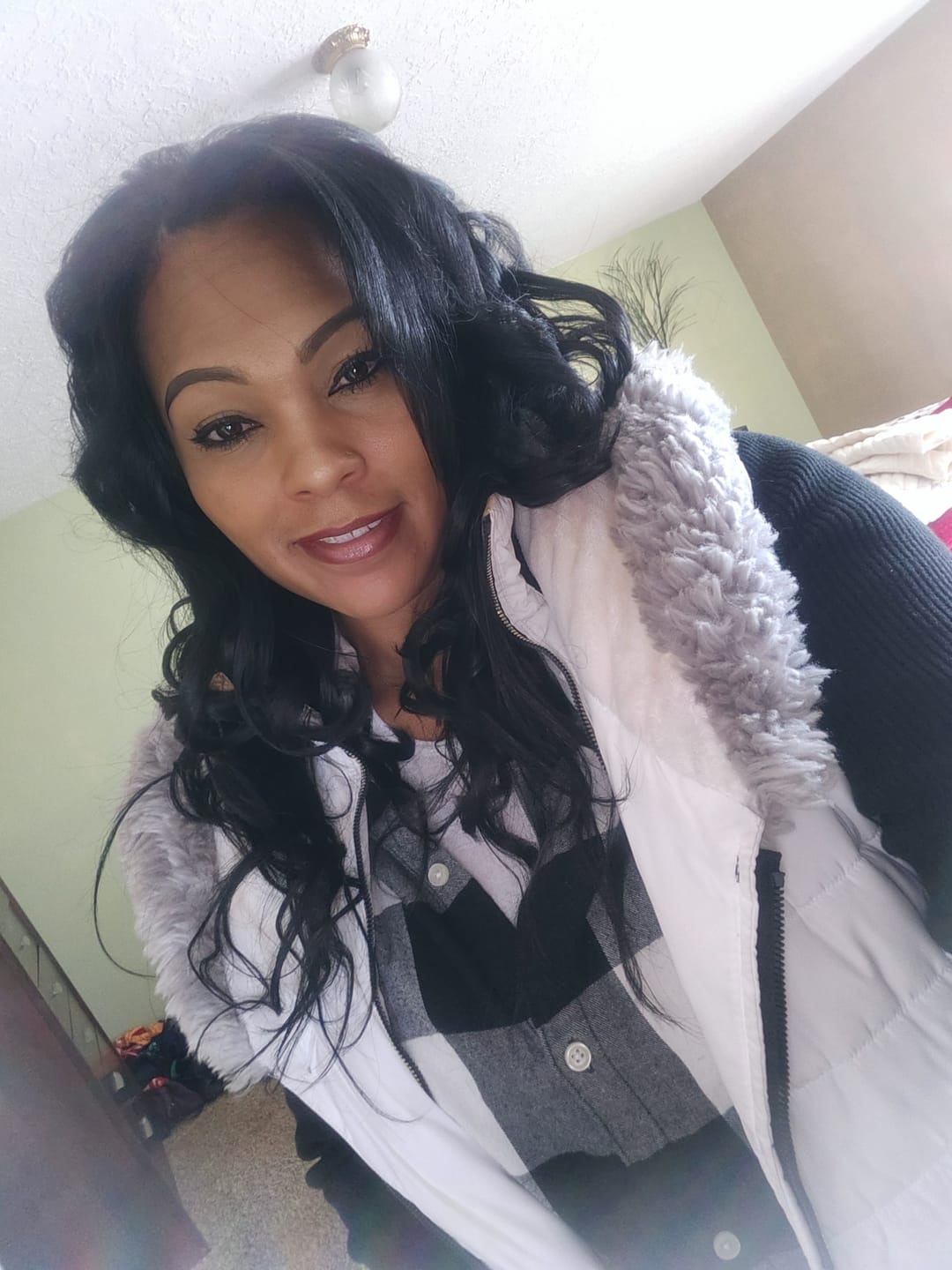Customer photo review of Raw Indian Straight Hair