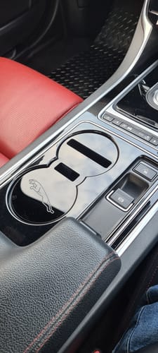 Customer photo review of Jaguar Cup Holder Cover - XE / F Pace