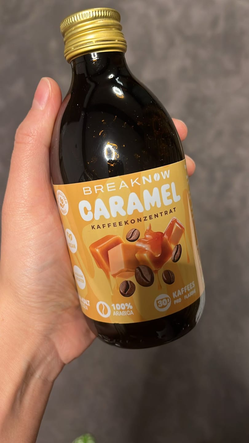 Customer photo review of Caramel Macchiato Kaffeekonzentrat