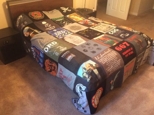 Customer photo review of T-Shirt Quilts