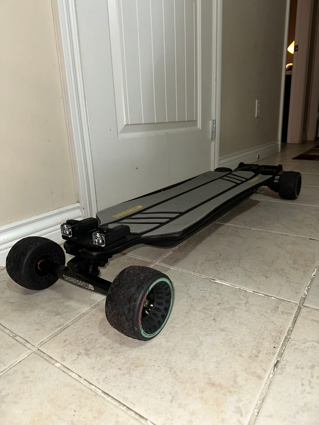 Customer photo review of Meepo Cyclone 110s Ultra Comfort High Grip Street Wheels - Belt/Direct Drive ONLY