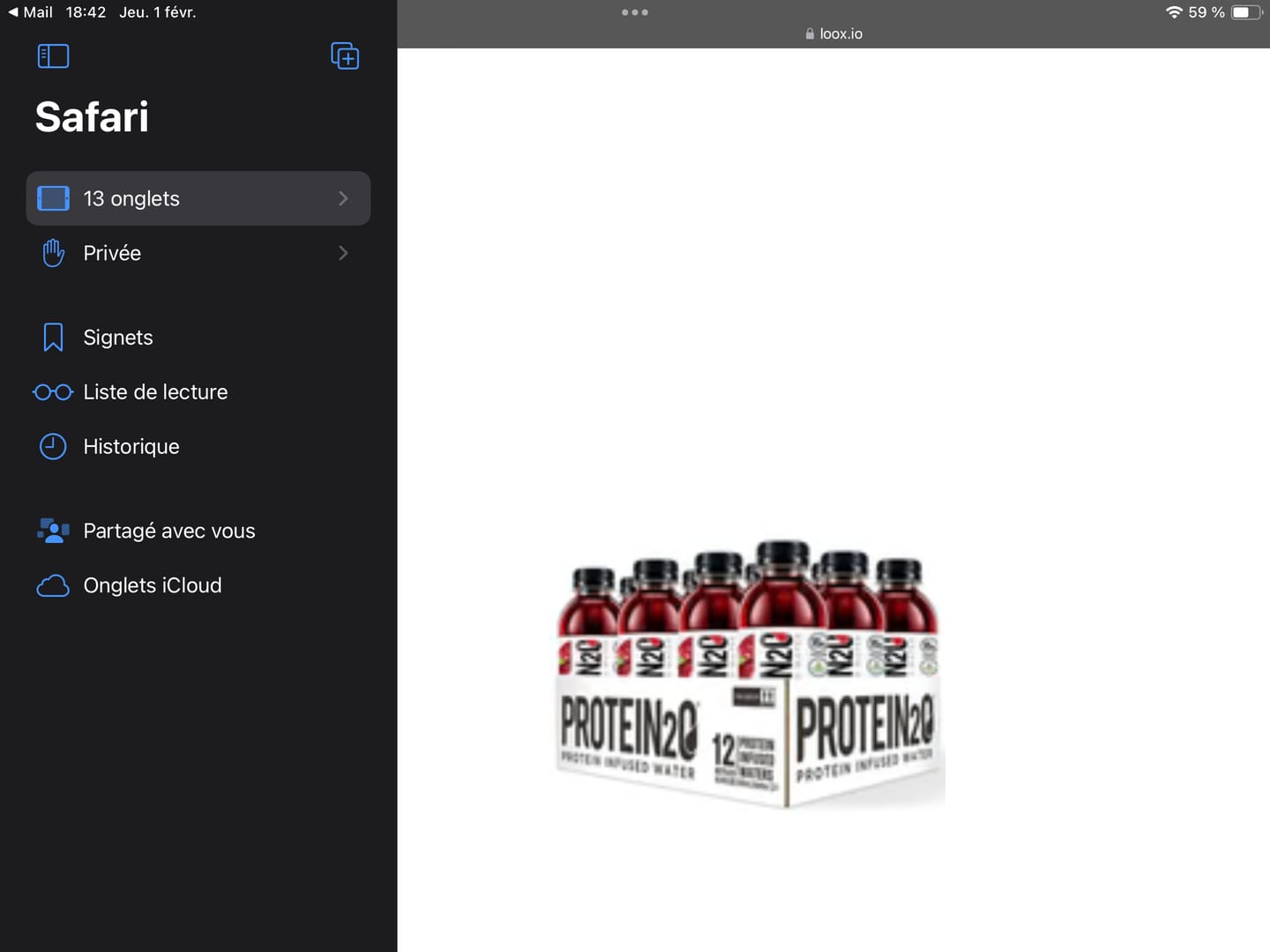 Customer photo review of Protein2o - Eau infusée protéinée + Électrolytes (500mL)