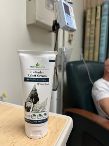 Customer photo review of Calendula Spray & Cream for Radiation Therapy Patients