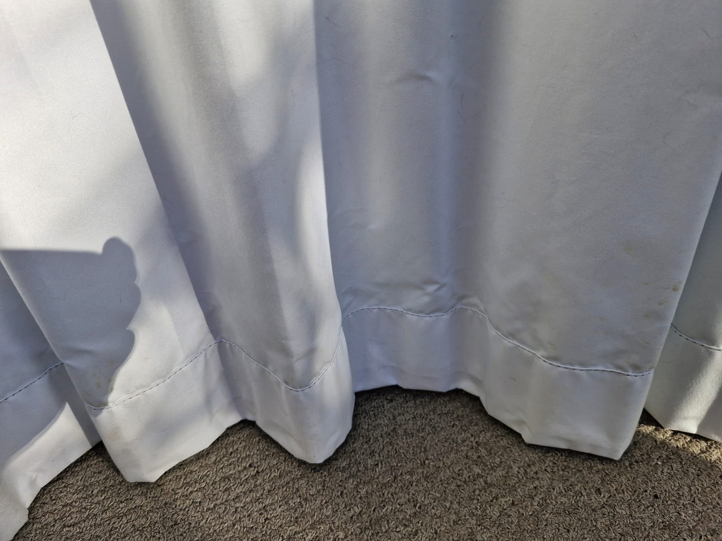 Customer photo review of Curtain Wizard Instant Mould & Mildew Remover