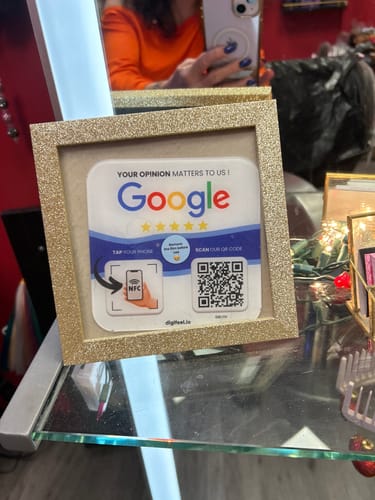 Customer photo review of Google Reviews - Plate
