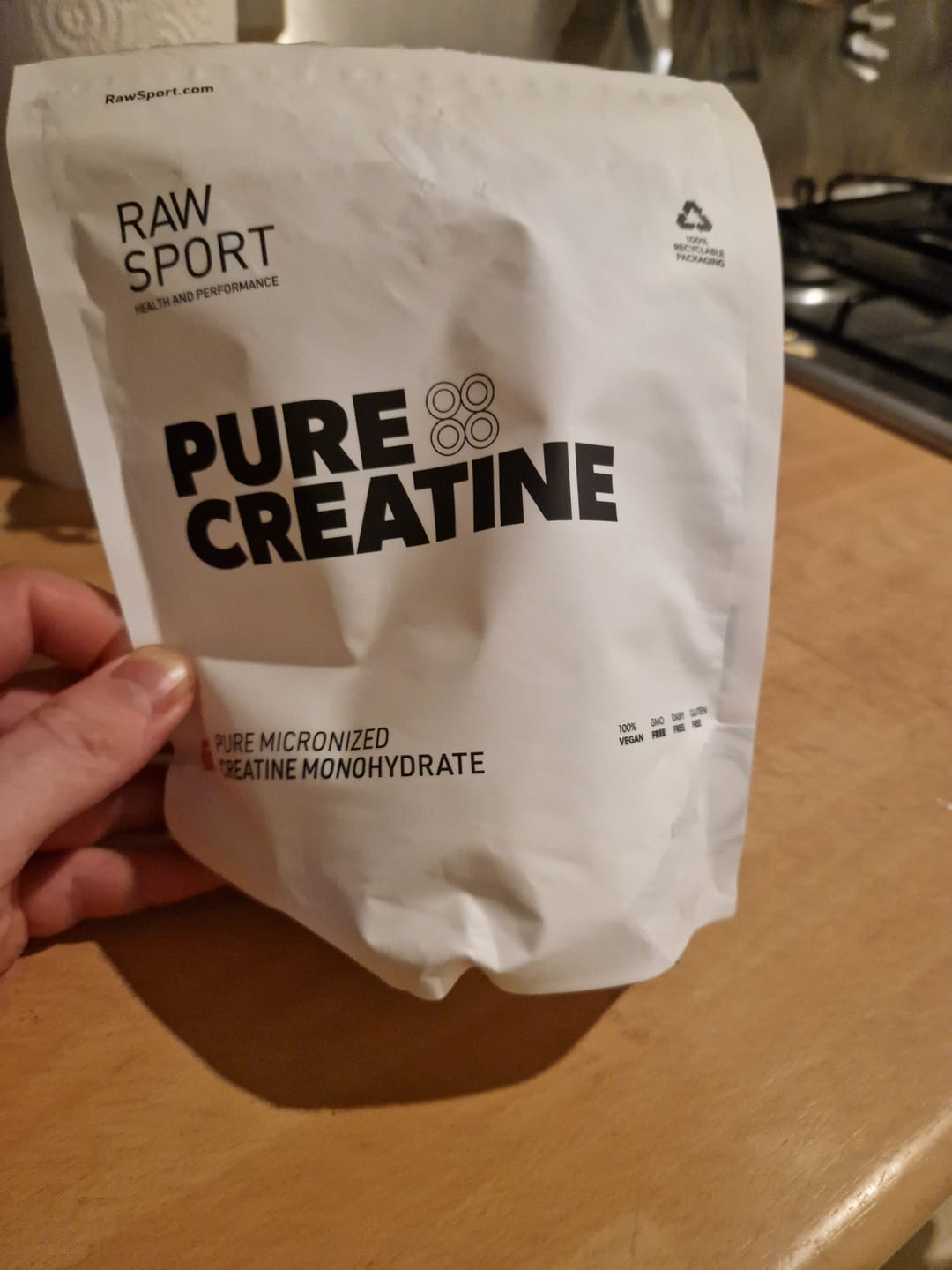 Customer photo review of Creatine Monohydrate