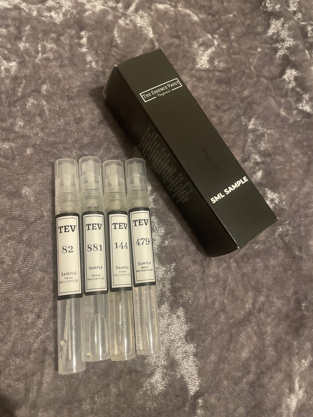 Customer photo review of 5ml x4 Sample Bundle