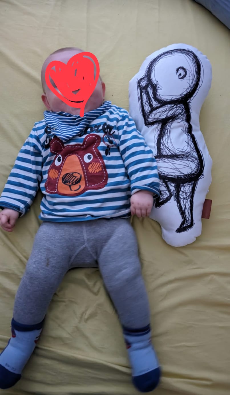 Customer photo review of BABYKISSEN SCRIBBLE ONE