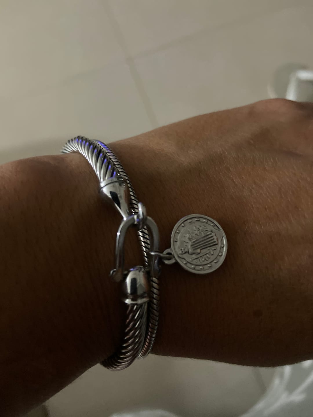 Customer photo review of Colar Cordão Baiano Fino 2mm Banhado em Ouro 18k