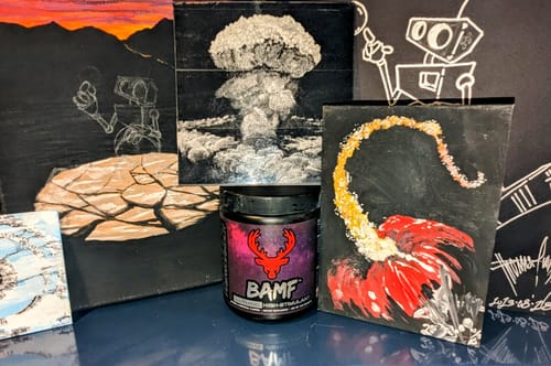 Customer photo review of BAMF High Stimulant Nootropic Pre-Workout - Das Labs