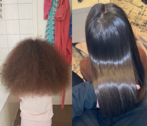Customer photo review of KIT LISSAGE CAFE DÉFINITIF
