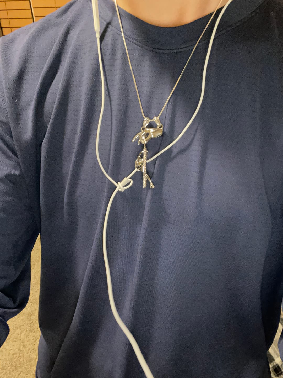 Customer photo review of DANCING WITH DEATH PENDANT