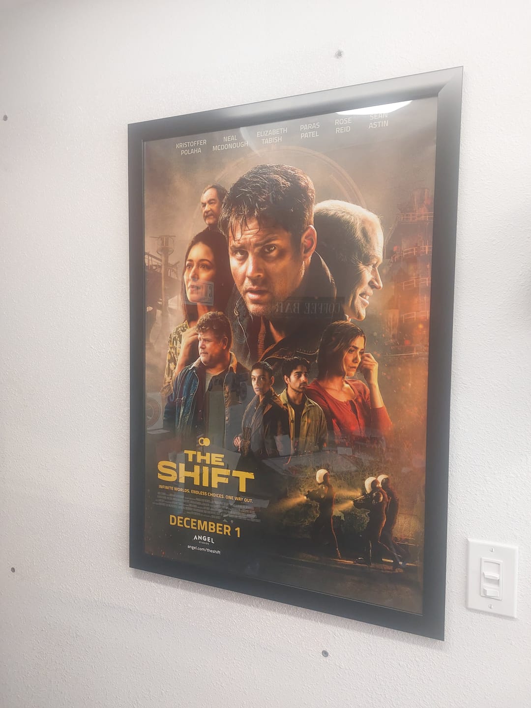 Customer photo review of The Shift Movie Limited Edition Poster