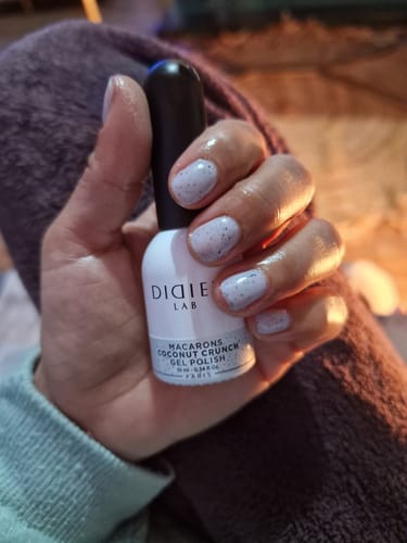 Customer photo review of Gel polish "Didier Lab", Macarons, Coconut Crunch 10 ml