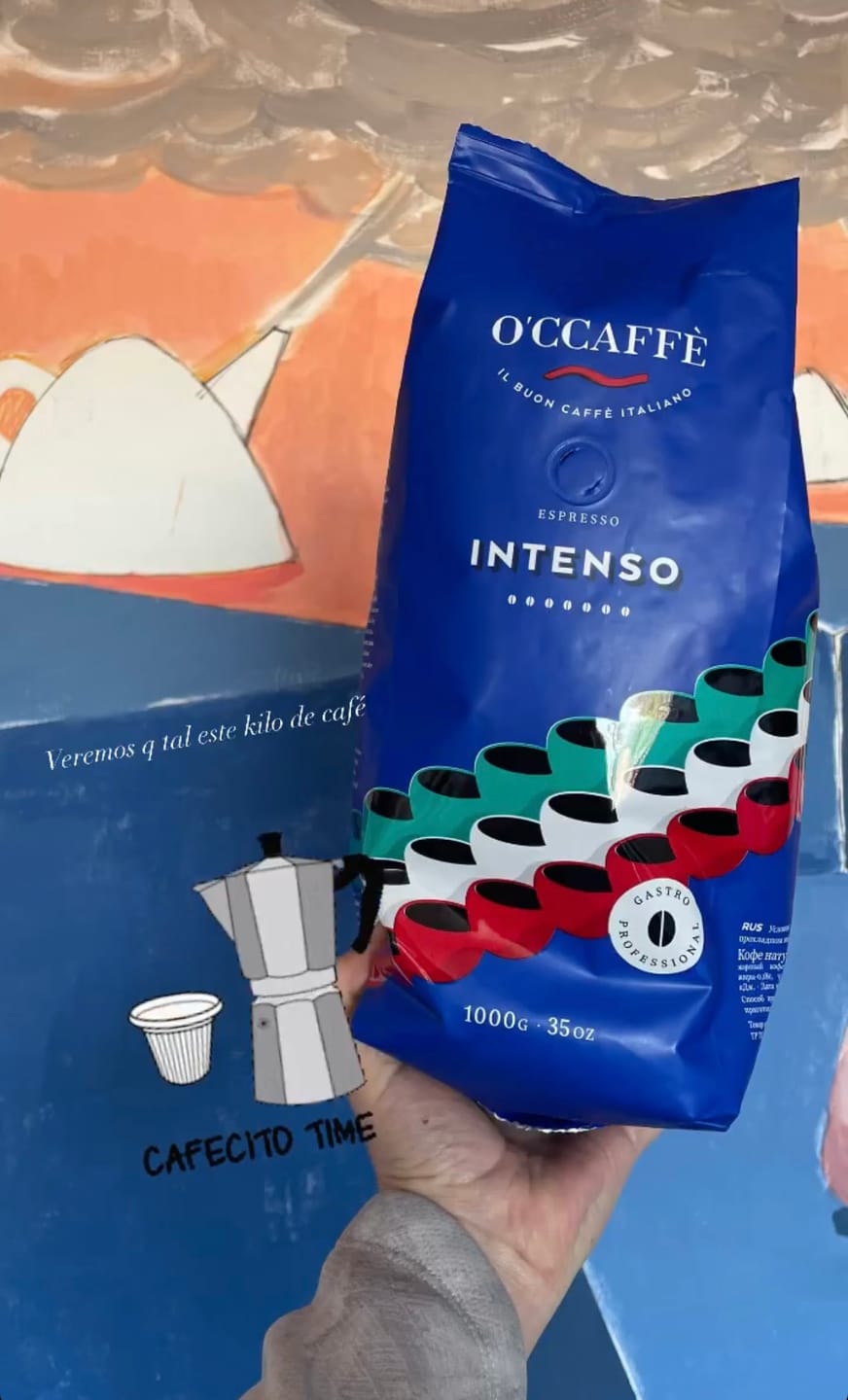 Customer photo review of Occaffe Grano Intenso Professional 1kg